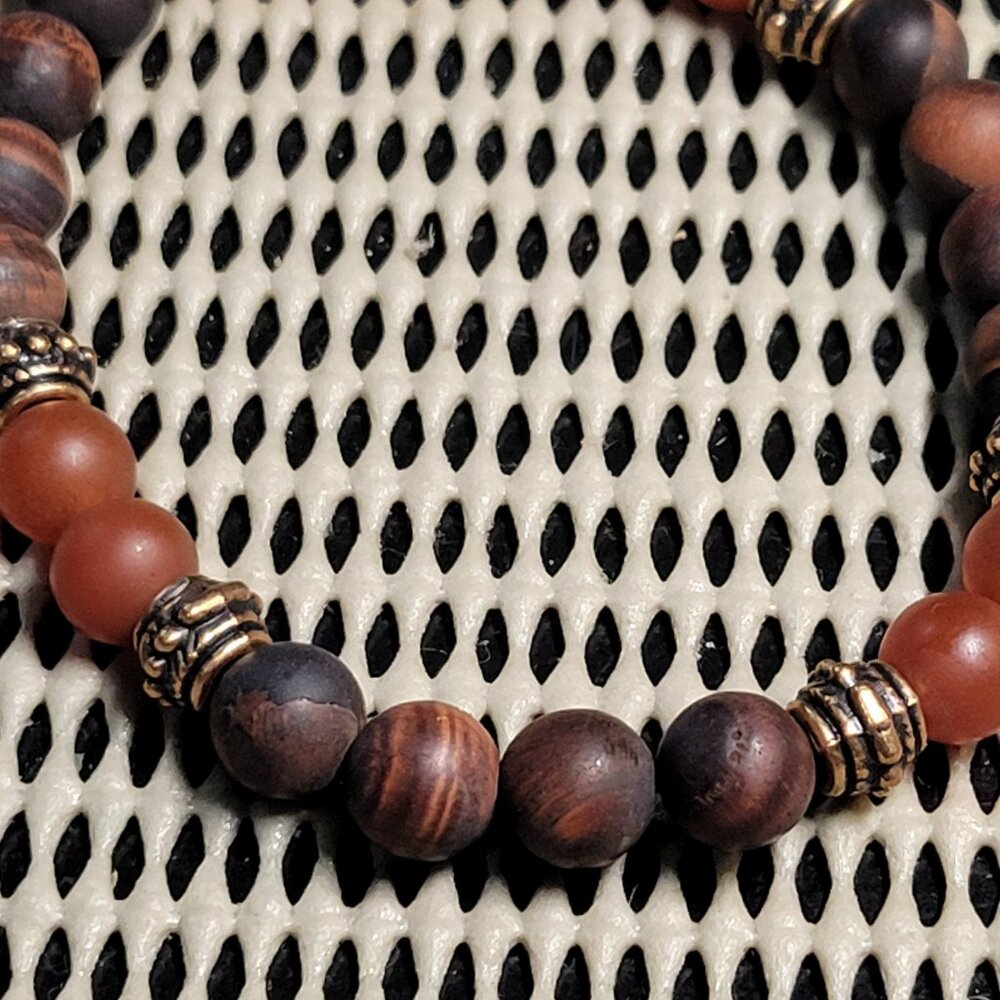 Boho - Southwestern Style Stretch Gemstone Bracelets for women, Men & Youth